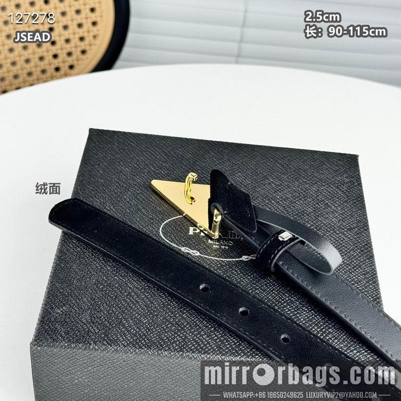 Replica Prada belt 25mmX90-115cm 8L02