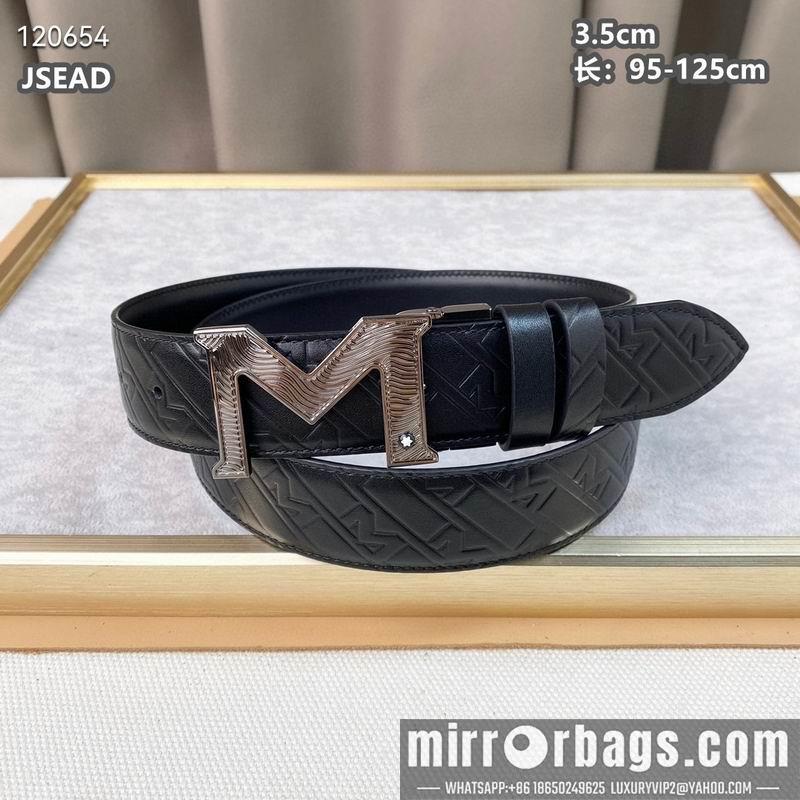 Replica Montblanc belt 35mmX95-125cm 8L072001