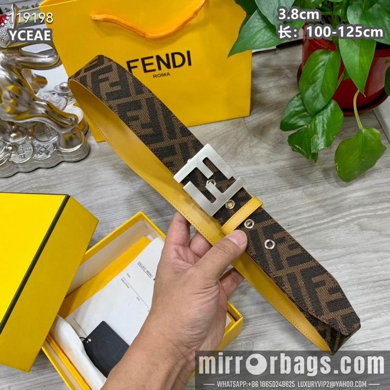 Replica Fendi belt 38mmX100-125cm 8L08