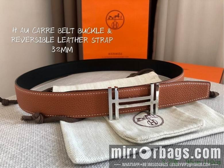 Replica Hermes Belt 32mmX95-110cm 7D21
