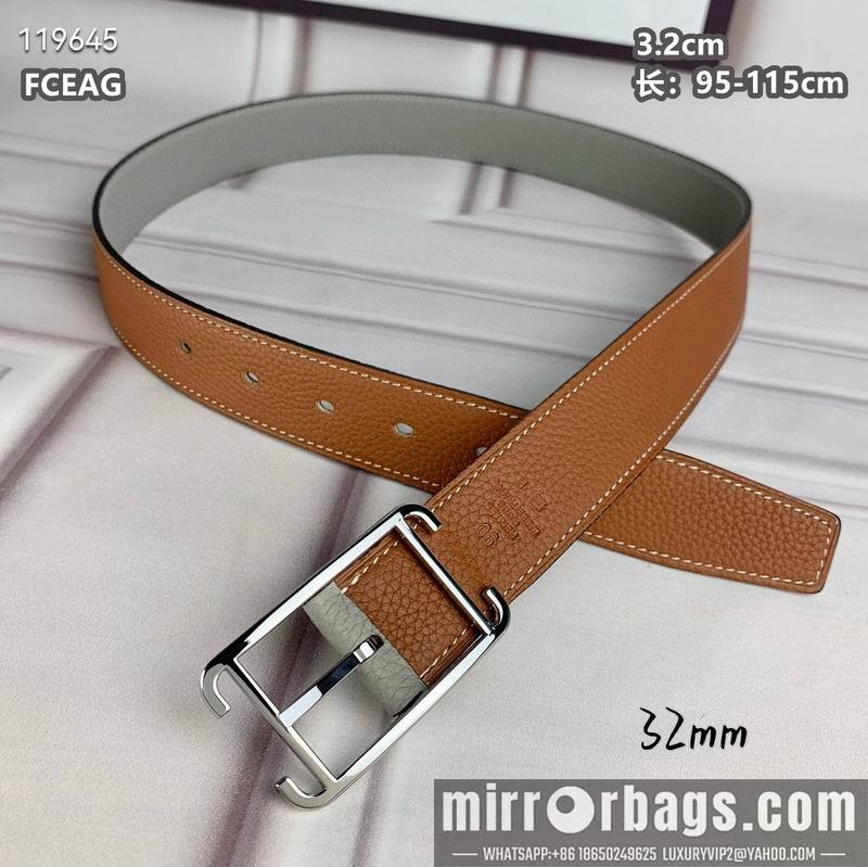 Replica Hermes belt 32mmX95-115cm 8L040801