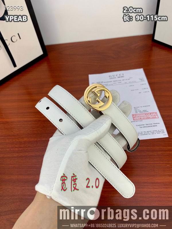 Replica Gucci belt 20mmX90-115cm 8L24