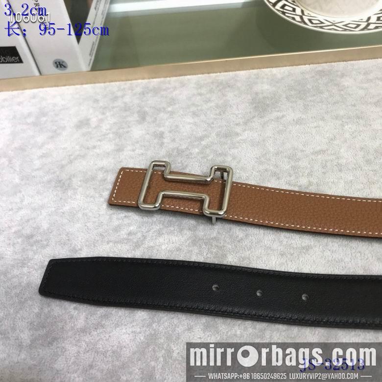 Replica Hermes Belt 32mmX95-125cm 8L06