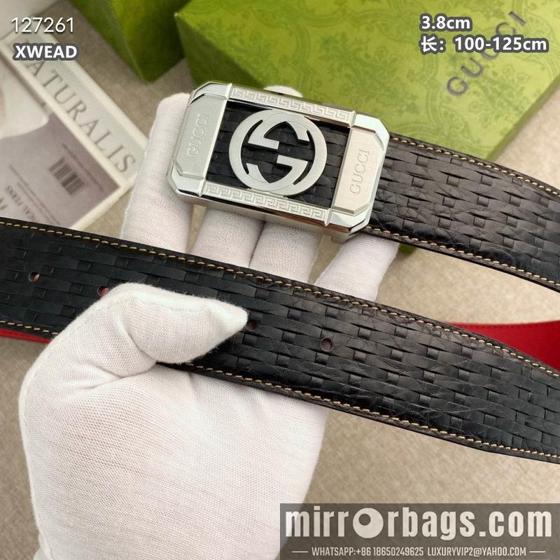 Replica Gucci belt 38mmX100-125cm 8L48