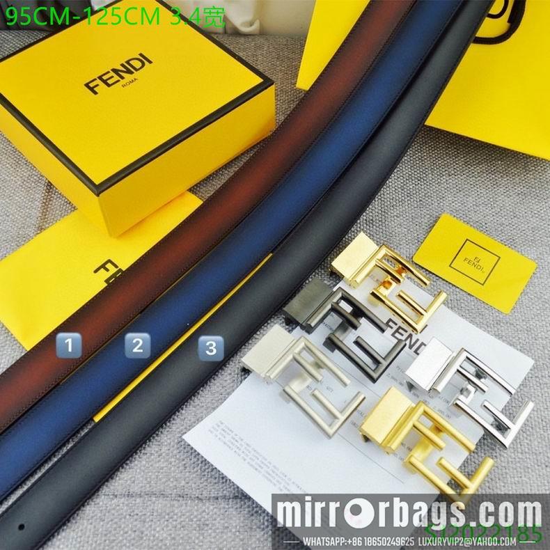 Replica Fendi Belt 34mmX95-125cm 7D08