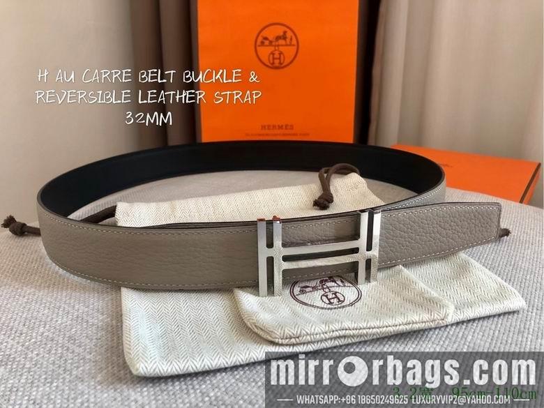 Replica Hermes Belt 32mmX95-110cm 7D21
