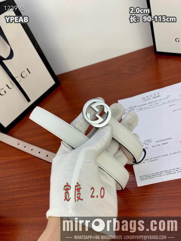 Replica Gucci belt 20mmX90-115cm 8L24