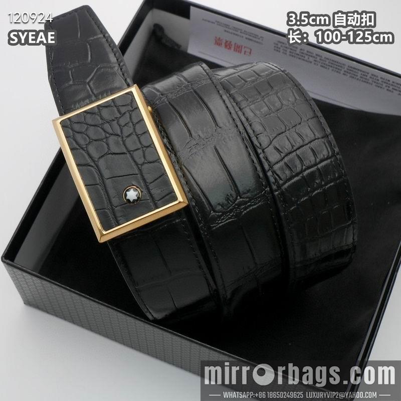 Replica Montblanc belt 自动扣 35mmX100-125cm 8L072011