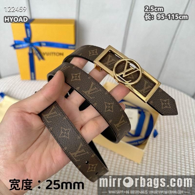 Replica LV belt 25mmX95-115cm 8L15