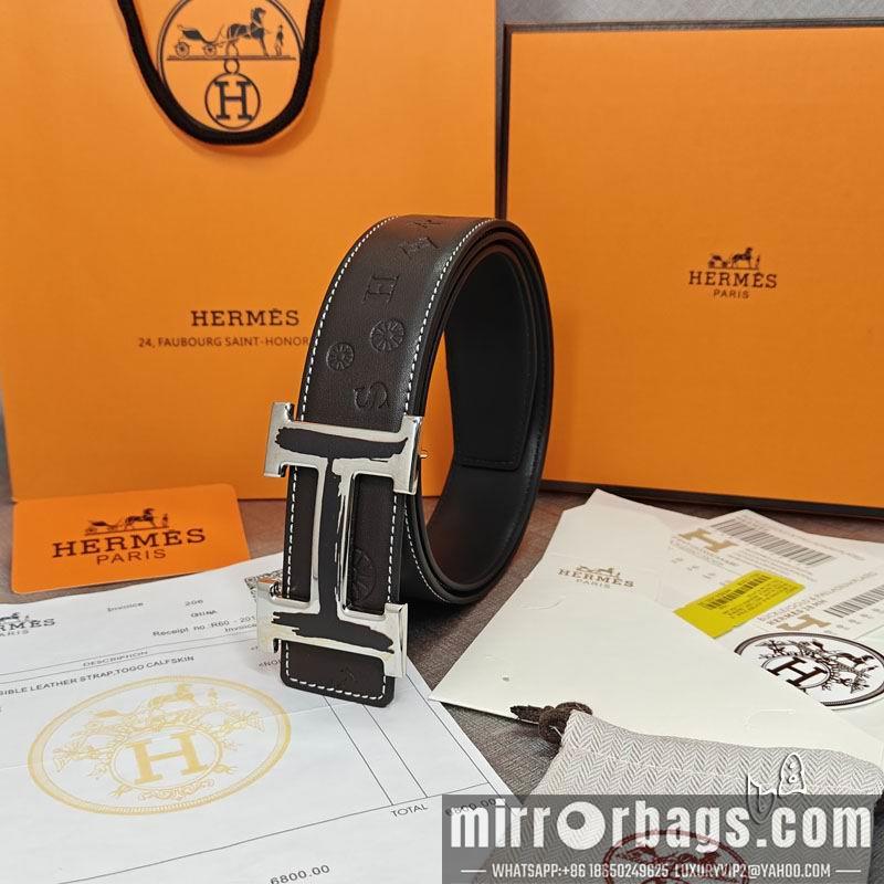 Replica Hermes belt 38mmX90-125cm lb04