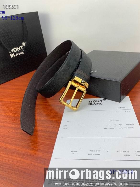 Replica Montblanc Belt 35mmX95-125cm LH01