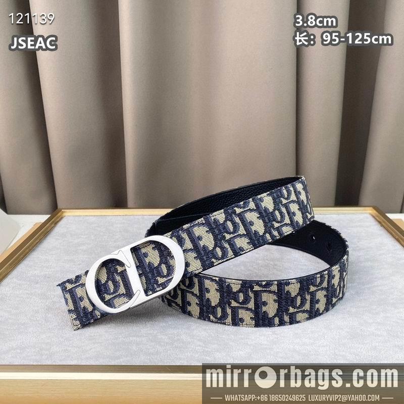 Replica Dior belt 38mmX95-125cm 8L03