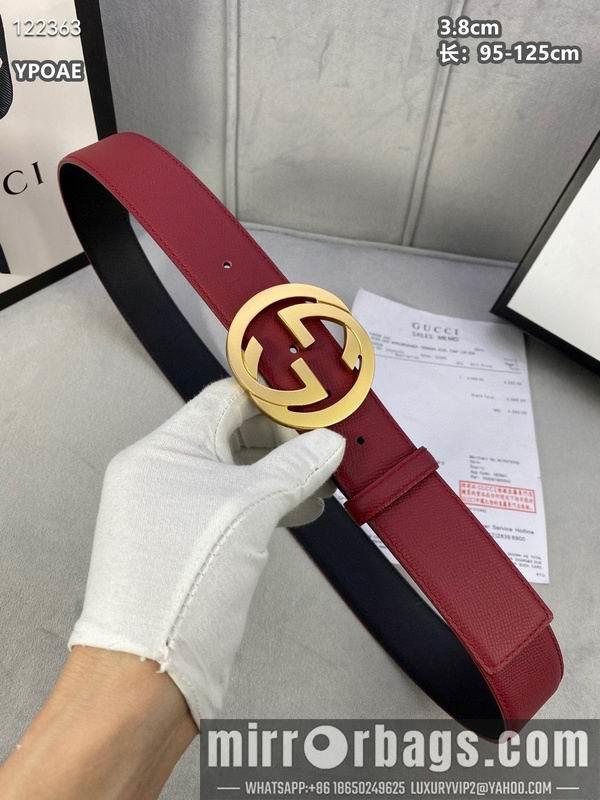 Replica Gucci belt 38mmX95-125cm 8L22
