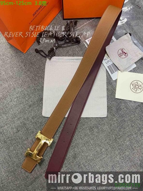 Replica Hermes Belt 38mmX95-125cm 7D119