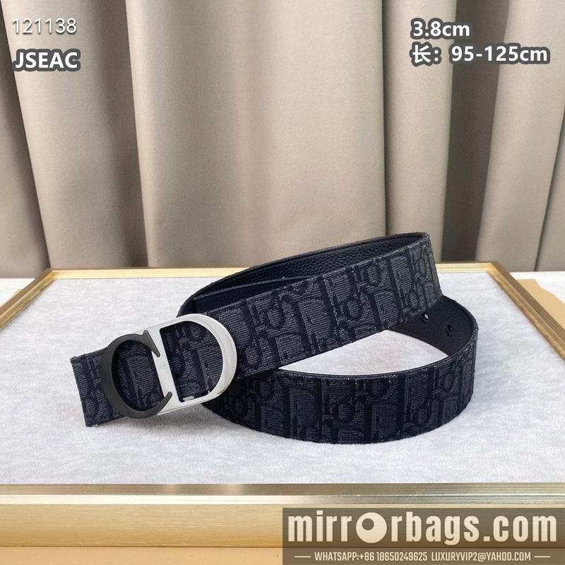 Replica Dior belt 38mmX95-125cm 8L03