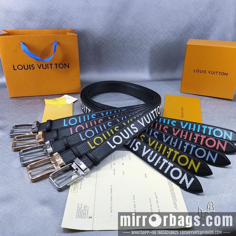 Replica LV belt 35mmX90-125cm lb01