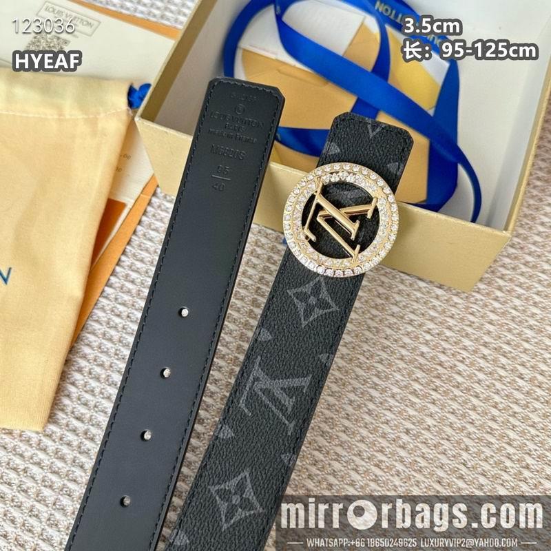 Replica LV belt 35mmX95-125cm 8L18