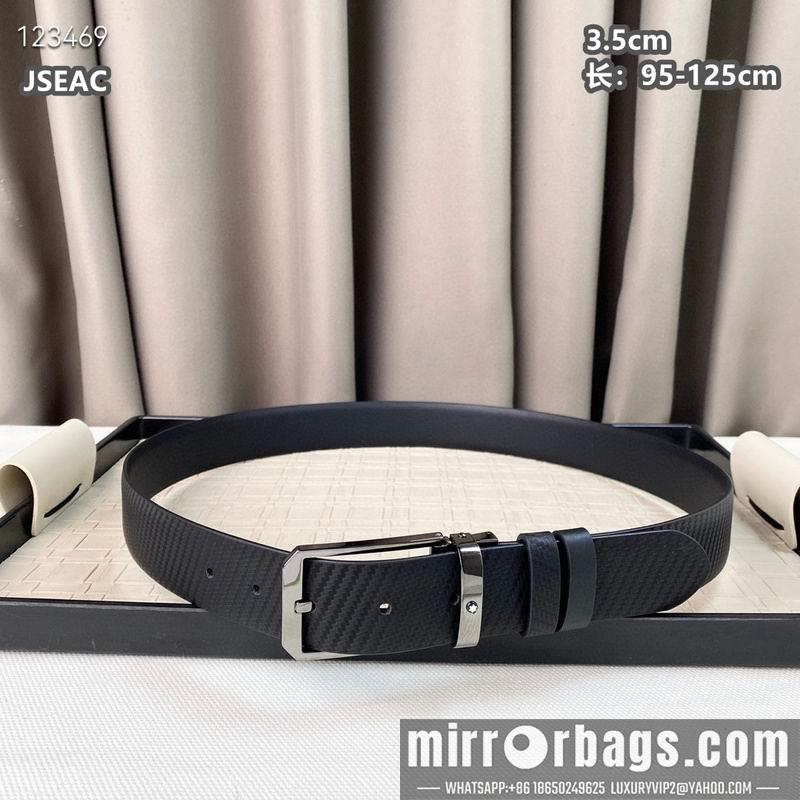 Replica Montblanc belt 35mmX95-125cm 8L07
