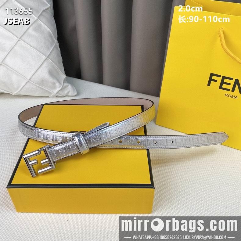 Replica Fendi Belt 20mmX90-110cm 8L08