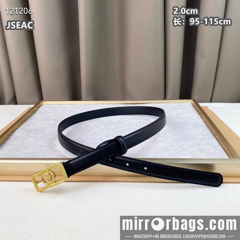 Replica Gucci belt 20mmX95-115cm 8L15