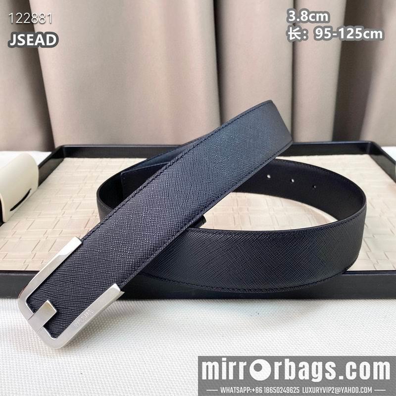 Replica Prada belt 38mmX95-125cm 8L04