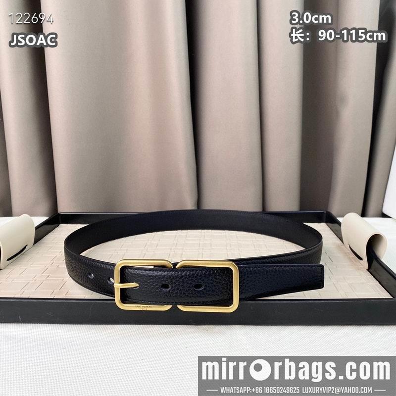 Replica YSL belt 30mm 90-115cm 8L08