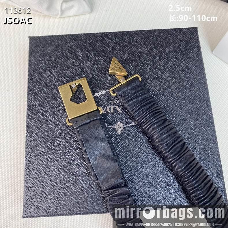 Replica Prada belt 25mmX90-110cm 8L082501