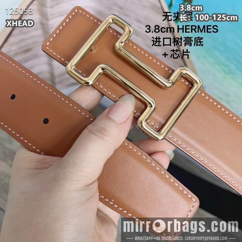 Replica Hermes belt 38mmX100-125cm 8L07