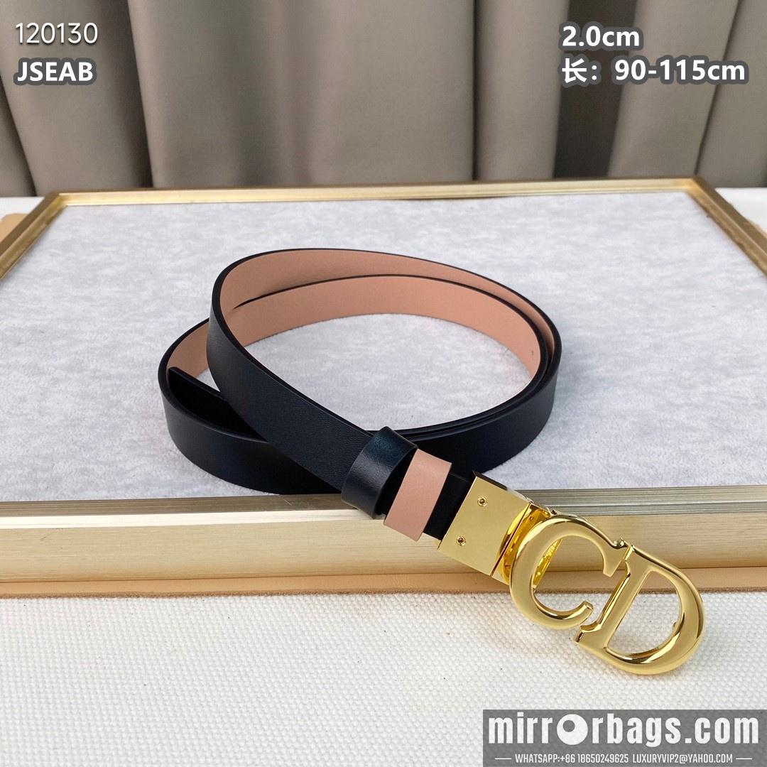 Replica Dior belt 20mmX90-115cm 8L072001