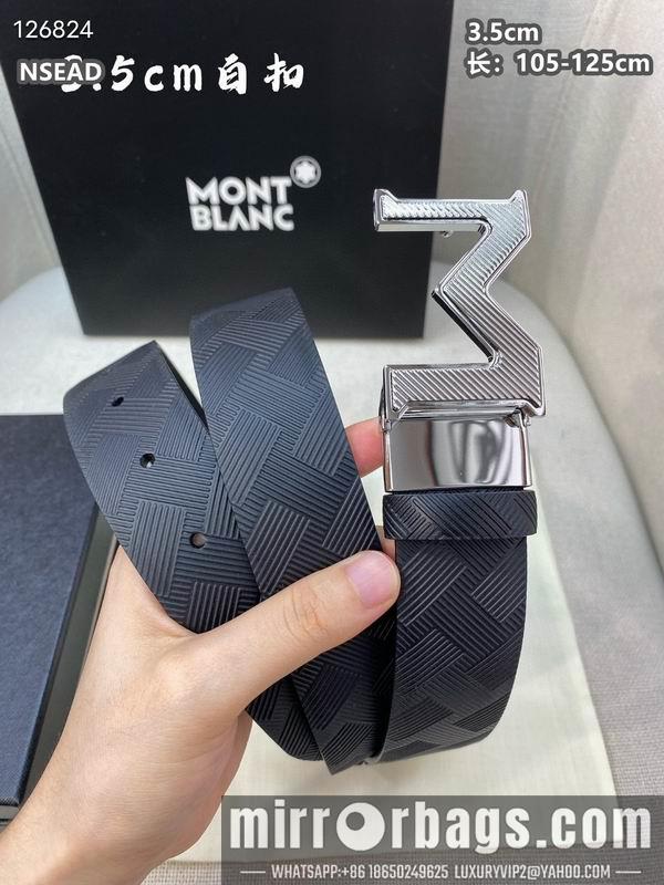 Replica Montlanc belt 35mmX105-125cm 8L59