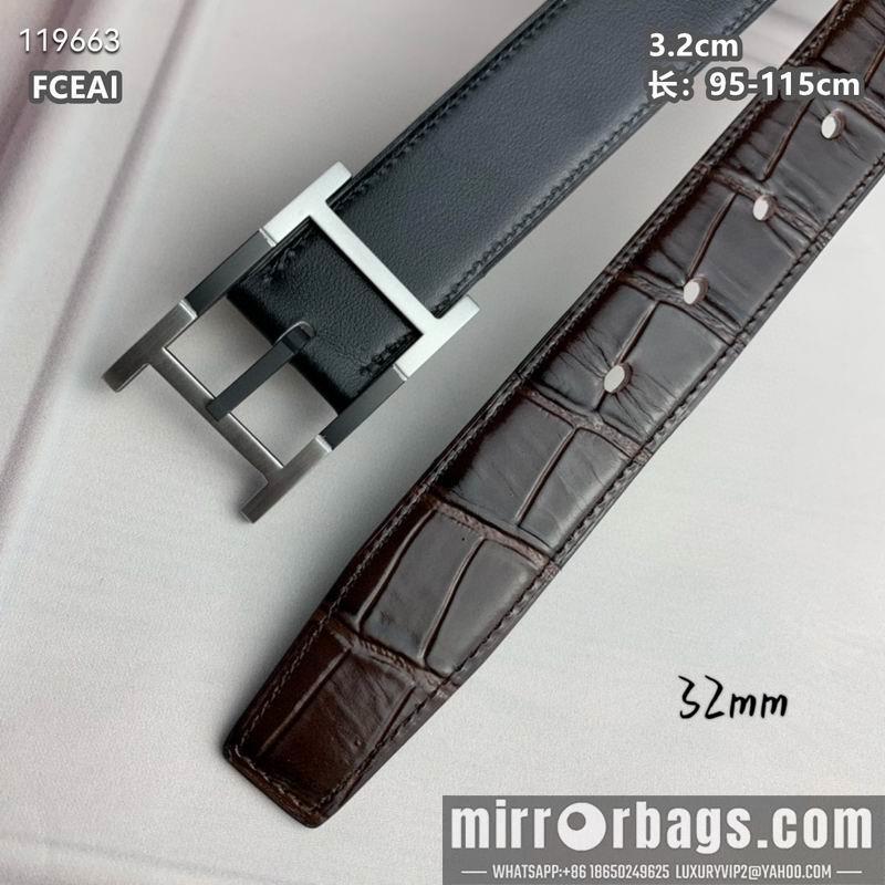 Replica Hermes belt 32mmX95-115cm 8L040805