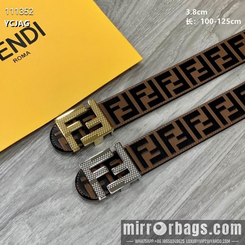 Replica Fendi Belt 38mmX100-125CM 8L16