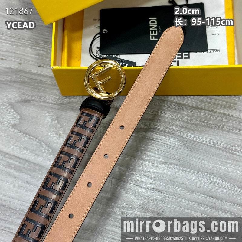 Replica Fendi belt 20mmX95-115cm 8L20