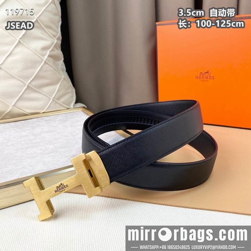Replica Hermes belt 自动带35mmX100-125cm 8L040802