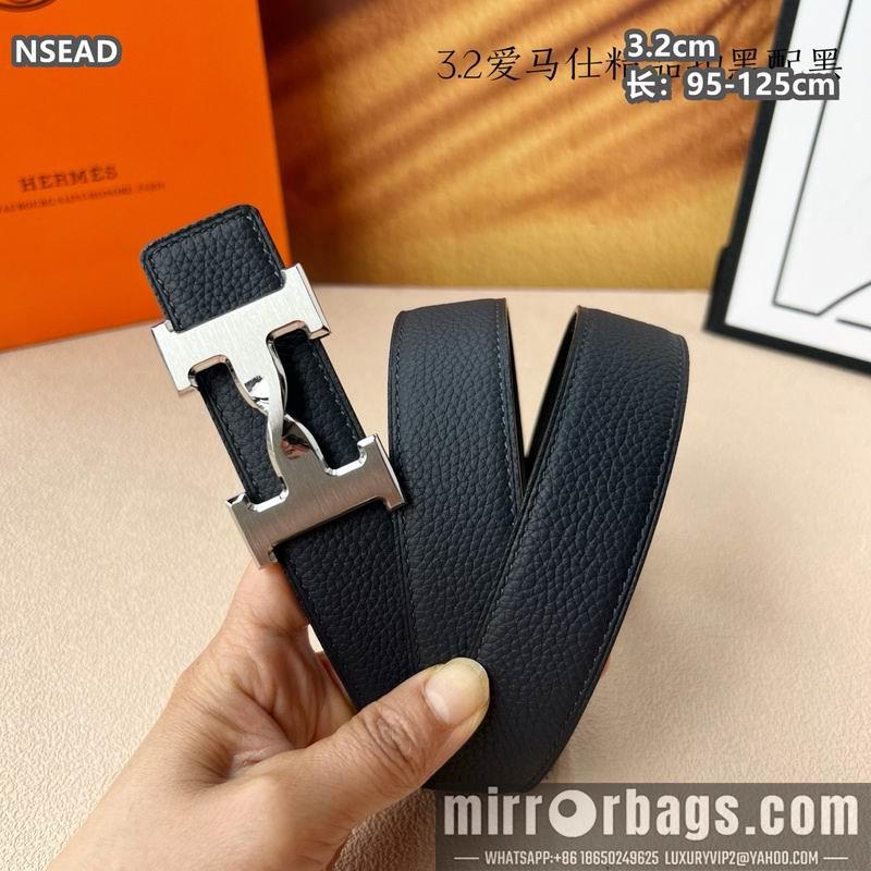 Replica Hermes belt 32mmX95-125cm 8L34