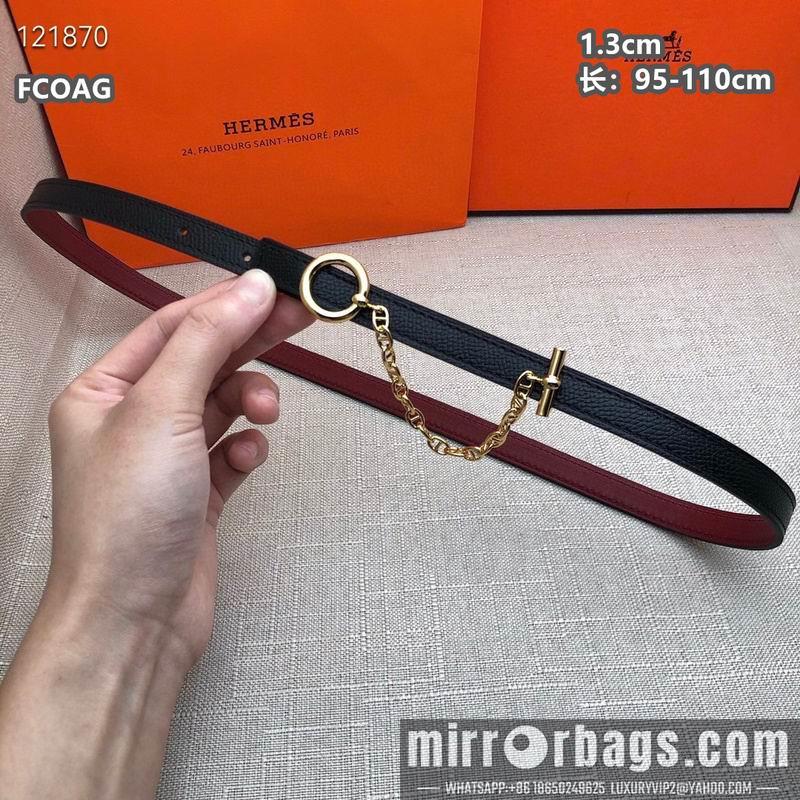 Replica Hermes belt 13mmX95-110cm 8L10