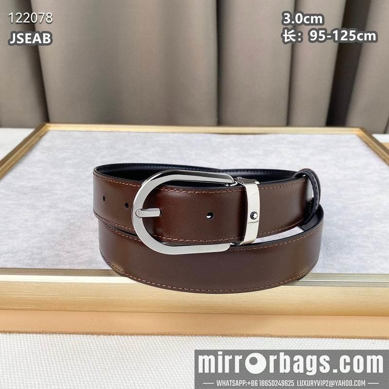 Replica Montblanc belt 35mmX95-125cm 8L05