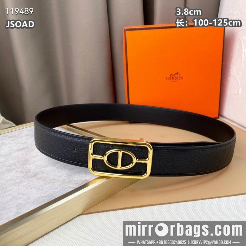 Replica Hermes belt 38mmX100-125cm 8L040801