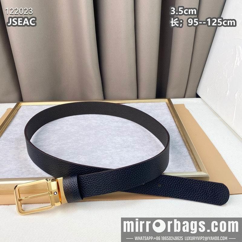 Replica Montblanc belt 35mmX95-125cm 8L06
