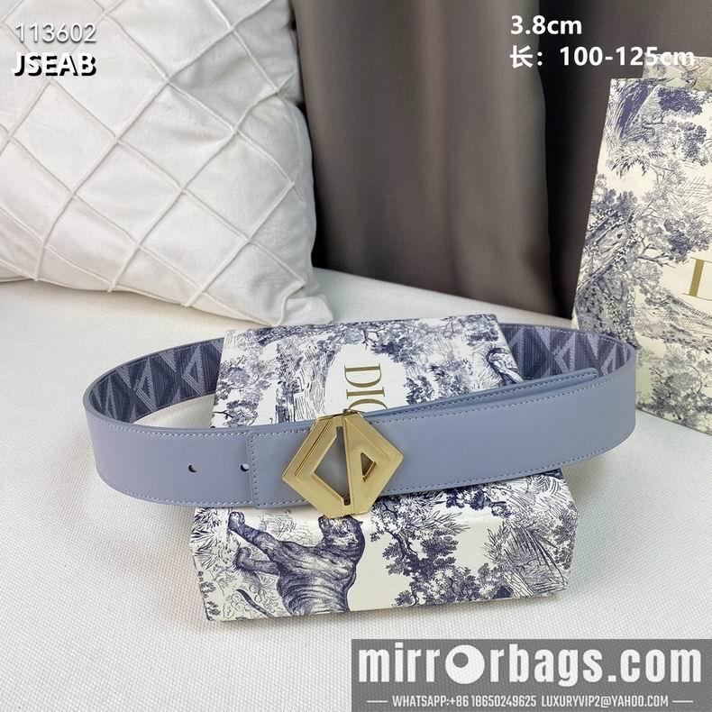 Replica Dior belt 38mmX100-125cm 8L02