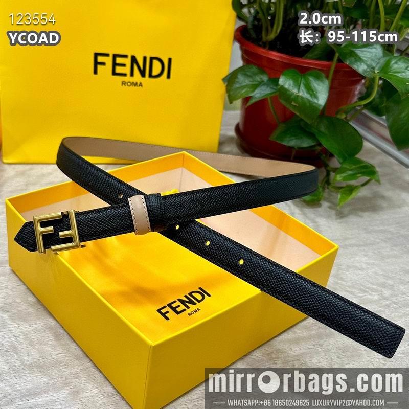 Replica Fendi belt 20mmX95-115cm 8L16