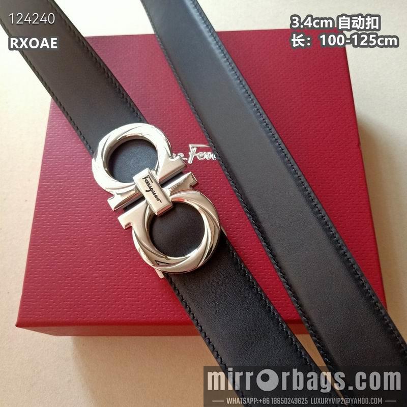 Replica Ferragamo belt 34mmX100-125cm 8L07