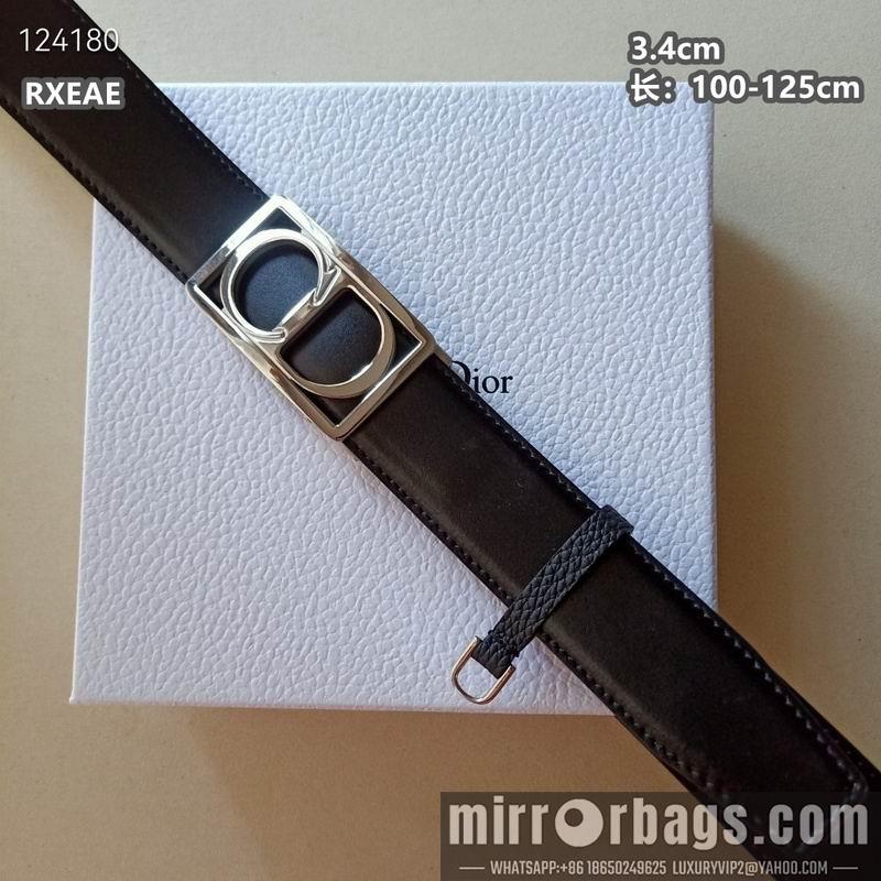 Replica Dior belt 34mmX100-125cm 8L05