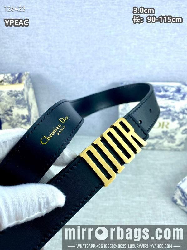 Replica Dior belt 30mmX90-115cm 8L111003