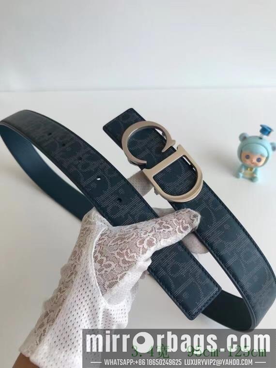 Replica Dior Belt 34mmX95-125cm 7D02