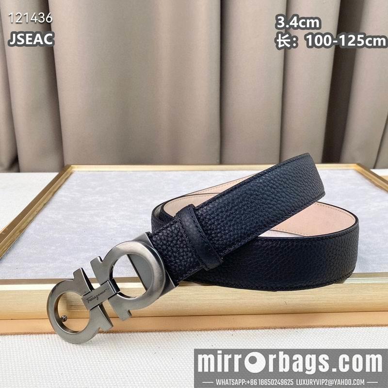 Replica Ferragamo belt 34mmX100-125cm 8L09