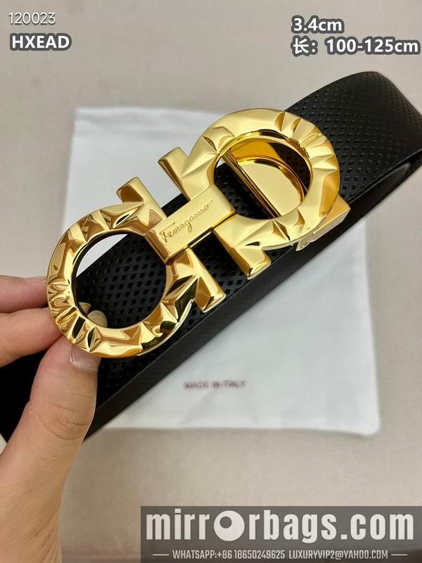 Replica Ferragamo belt 34mmX100-125cm 8L01