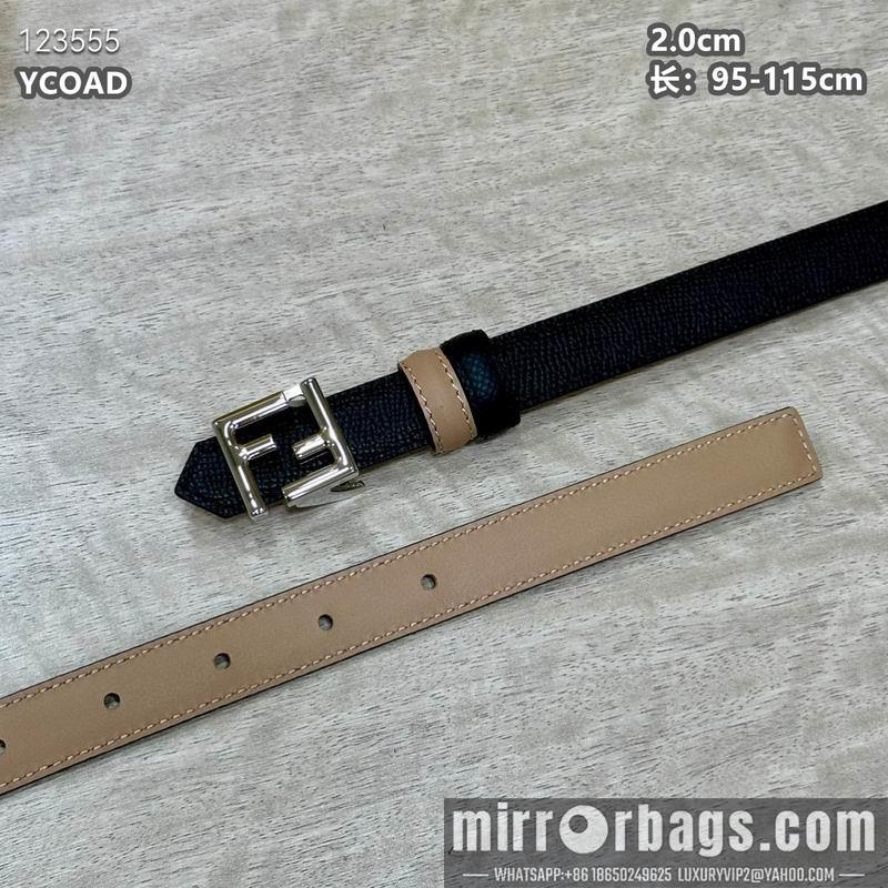 Replica Fendi belt 20mmX95-115cm 8L16