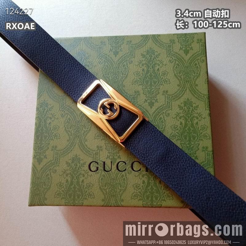 Replica Gucci belt 34mmX100-125cm 8L20