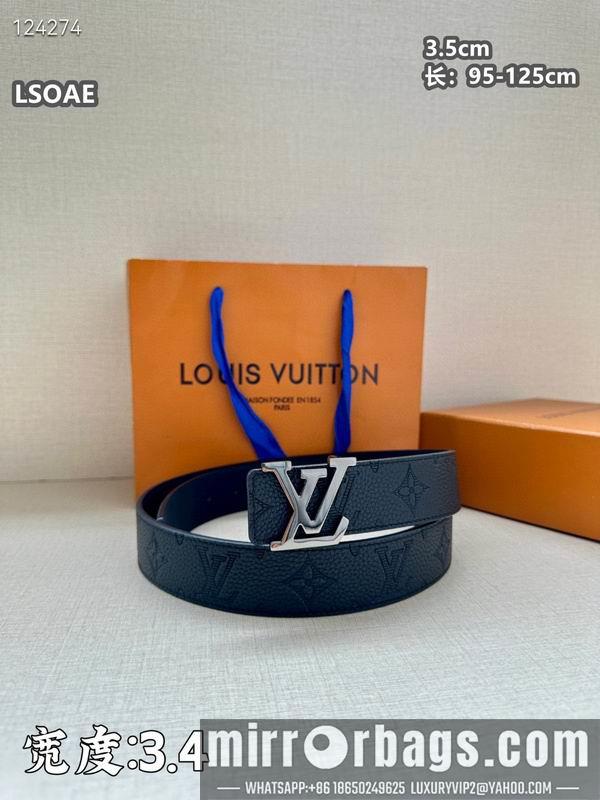 Replica LV belt 35mmX95-125cm 8L08